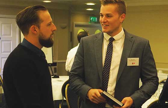 Delegates network at the EDA's Exeter Forum