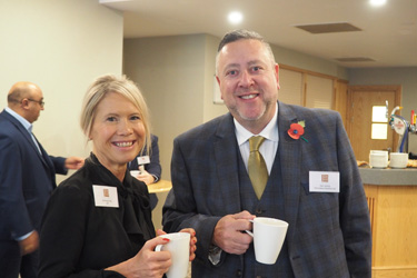 Amanda Craig and Paul Darling at the EDA Forum, Daventry