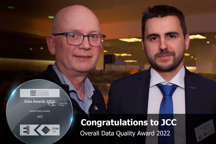 Best Overall Data Quality Joint Winner JCC