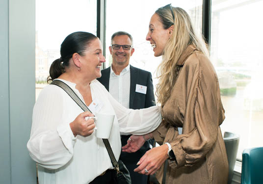 Lisa Skipper, Denmans Electrical Wholesalers and Kate Adamczyk, EIC Lisa Skipper, Denmans Electrical Wholesalers and Kate Adamczyk, EIC