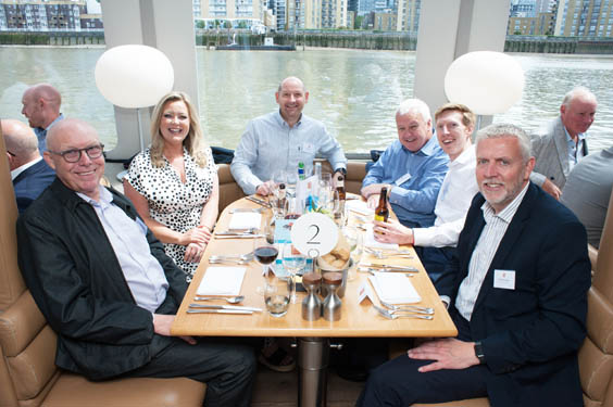 Bob Robertson's table: Bob, of R & B Star Electrical Wholesalers Ltd was at the first EDA Summer Event back 12 July 2001