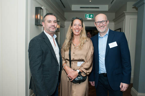 Richard Beighton (Edmunson Electrical Ltd), Kate Adamczyk (EIC) and Darren Hodson (WAGO Ltd)