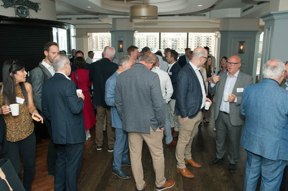 EDA Summer Event Guests arrive at the Xi Bar, Tower Hotel