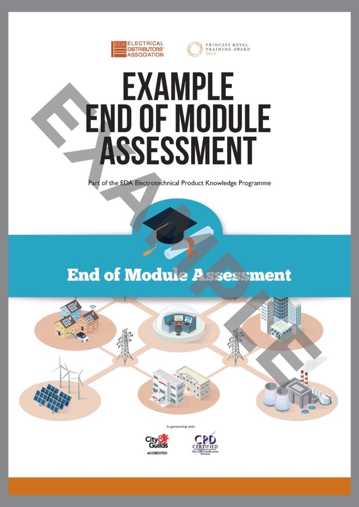 Example of End Of Module Assessment front cover
