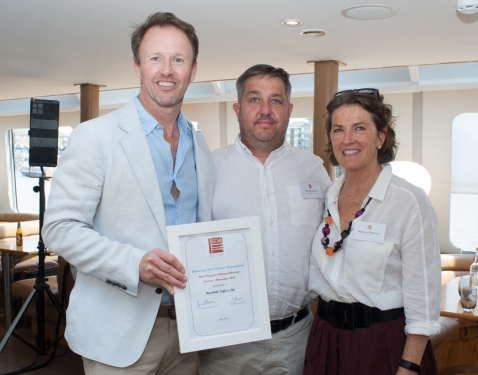 Jon Chamberlain, Managing Director at Marshall-Tufflex, receives the Most Engaged Manufacturer Affiliate award Jon Chamberlain, Managing Director at Marshall-Tufflex, receives the Most Engaged Manufacturer Affiliate award.
