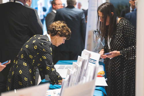 Event team set up for the day ahead