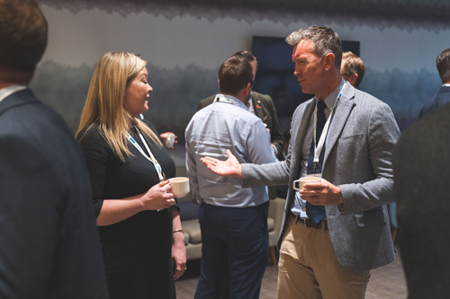 Networking coffee break