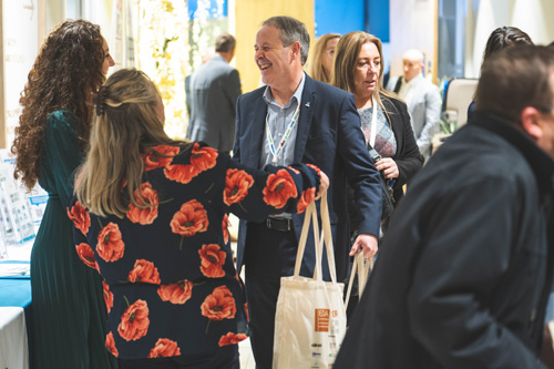 Guests receive their sponsored goody bags