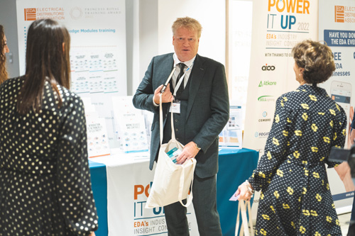 Guests receive their sponsored goody bags