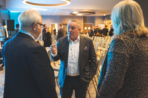 Guests receive their sponsored goody bags