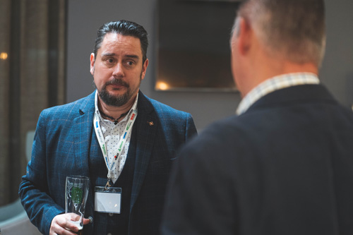 Guests receive their sponsored goody bags