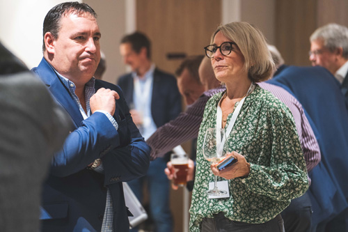 Guests receive their sponsored goody bags
