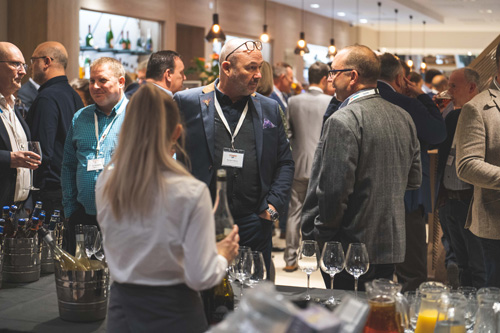 Guests receive their sponsored goody bags