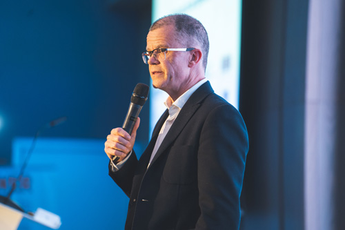 Dominic Holland entertains guests
