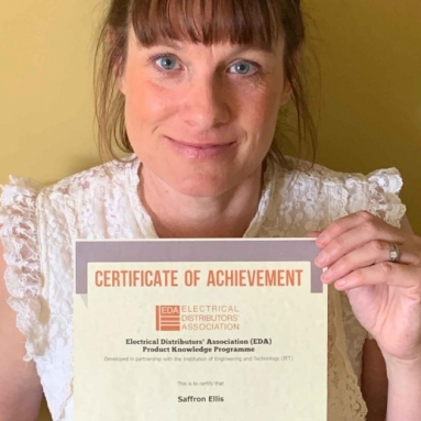 Another Distinction for Saffron Ellis of Electrium Sales. 