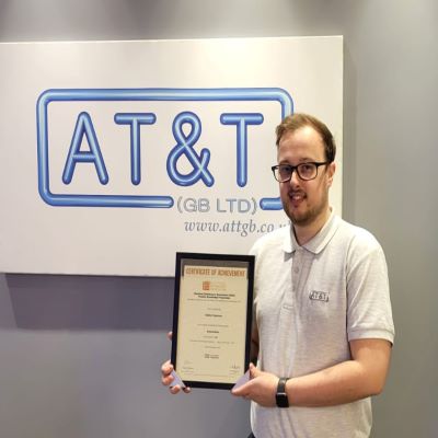 Eddie Chapman a Quotations Admin at A T & T (GB) Ltd , for achieving a Pass in his 8th  Product Knowledge Module: Renewables. 